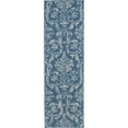 thumbnail image 2 of Nourison Bliss Vintage Farmhouse Blue 2'3" x 7'3" Area Rug, (2' x 7'), 2 of 6