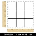 thumbnail image 2 of Tic Tac Toe Fill-In Game Grid Square Rubber Stamp Stamping Scrapbooking Crafting - Small 1.25in, 2 of 7