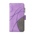 thumbnail image 2 of Multifunctional Case for Samsung S20 FE,[RFID Blocking] 9 Credit Cards Holder with Wrist Strap, Premium PU Leather Zipper Wallet Purse Magnetic Flip Phone Cover for Samsung Galaxy S20 FE, Purple, 2 of 11