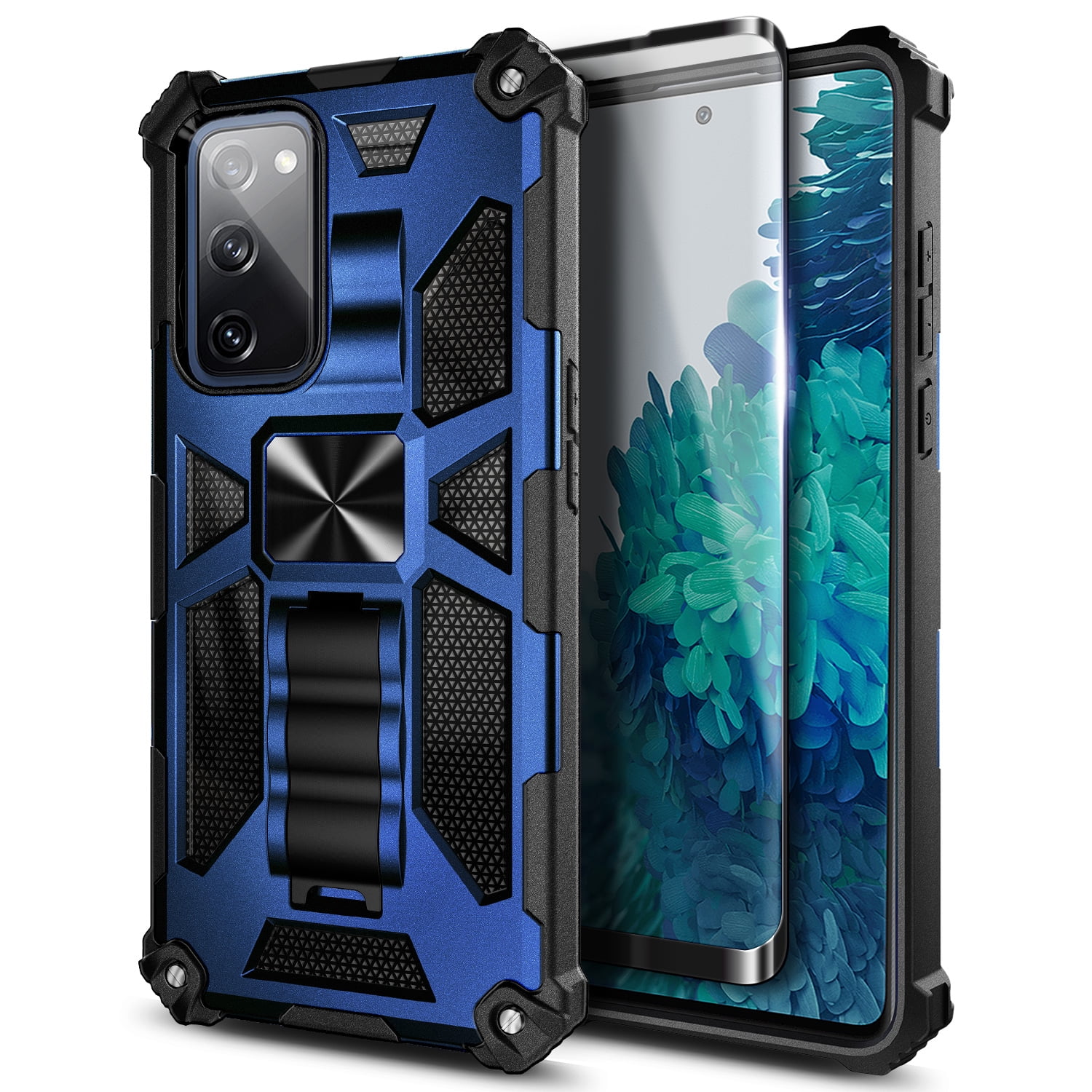 MGSBCXN Armor Case for Samsung Galaxy S20 FE 5G, Military Grade Shockproof  Protection Samsung Galaxy S20 FE Case, Heavy Duty Protection Slim Fit