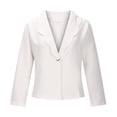 thumbnail image 2 of Lilgiuy Women Loose Blazer Top Long Sleeve Casual Jacket Ladies Office Wear Coat Blouse 2022 Fall Winter, 2 of 5