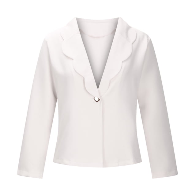 Blazer Chaquetas Para Mujer Blazer Suelto Top Manga Larga Chaqueta Casual Señoras Ropa de Oficina Abrigo Blusa Odeerbi ODB147317