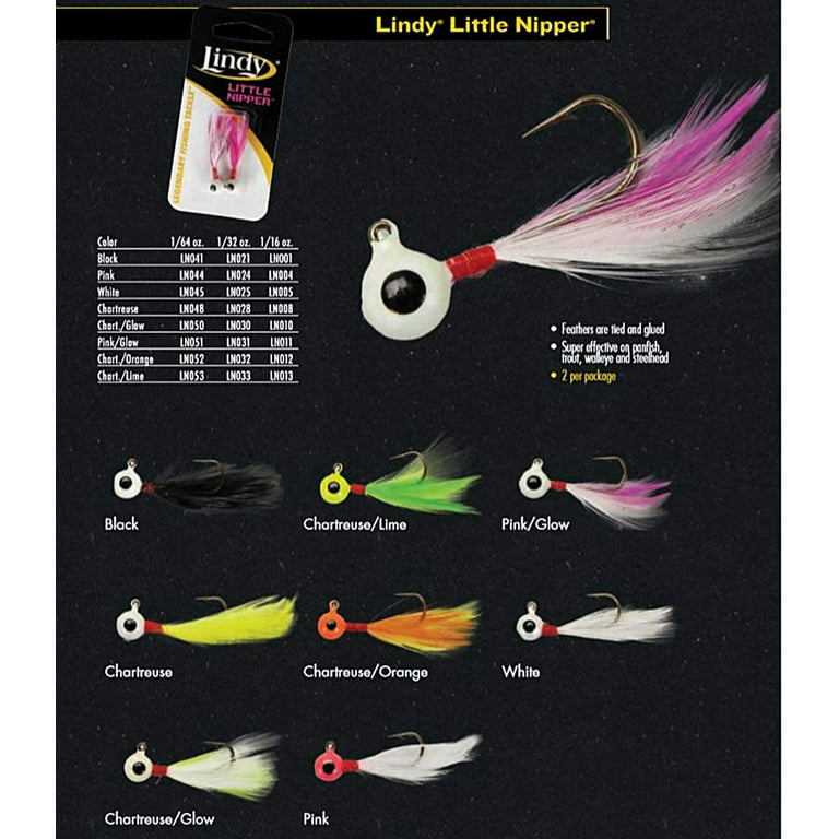 Lindy Little Nipper Jig Hand-Tied Fishing Lure - Great for Crappie