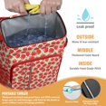 thumbnail image 2 of Travel Cooler Bag - Red Strawberry Plants Fruit Camping Beer Cooler Backpack with Bottle Opener- Waterproof Insulated Picnic Backpacks - Cooler Bag for Beach, 2 of 6