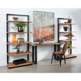thumbnail image 6 of Coast To Coast Imports Brownstone II Wood Top Nut Brown Console Table, 6 of 8