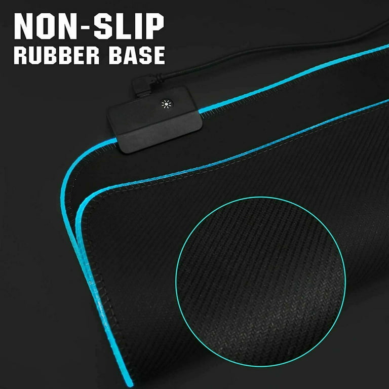 INPHIC PD50 Mouse Pad - Computer Mouse Mat with Anti-Slip Rubber Base, Easy  Gliding, Durable Materials, Portable, in a Simple and Modern Design, Black