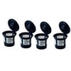 4 Pack Coffee Pods Reusable K-Cup Filter Pods for Keurig Fits ALL Models 1.0 and 2.0