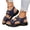 S1-Blue, variant on Women's Orthopedic Sandals with Arch Support Flat Comfortable Wide Feet Hook and Loop Fasteners Casual Sport Shoes for Women,Black 40(US-8)