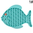 thumbnail image 2 of Pet Lick Pad Paw Fish Anti-choking Kitten Distraction Mat Puppy Slow Feeder Pad, 2 of 10