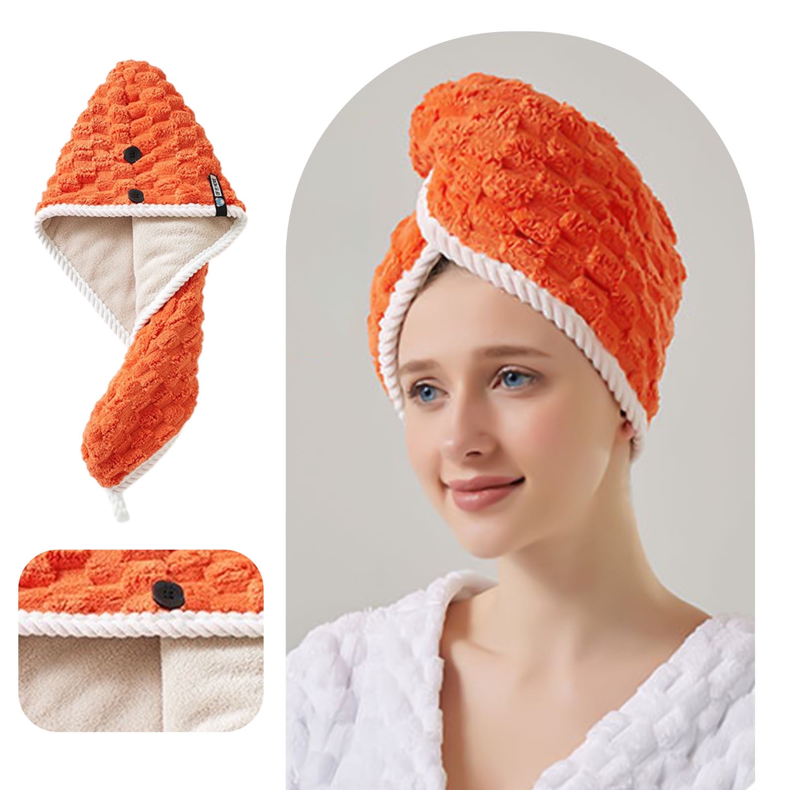 BeforeyaynMicrofiber Hair Towel, Hair Turbans For Wet Hair, Drying Hair