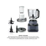 Ninja 9-Cup Food Processor, 4 Auto-iQ Presets, Chop & Slice Vegetables, Mix Dough, BZ600, Cyberspace