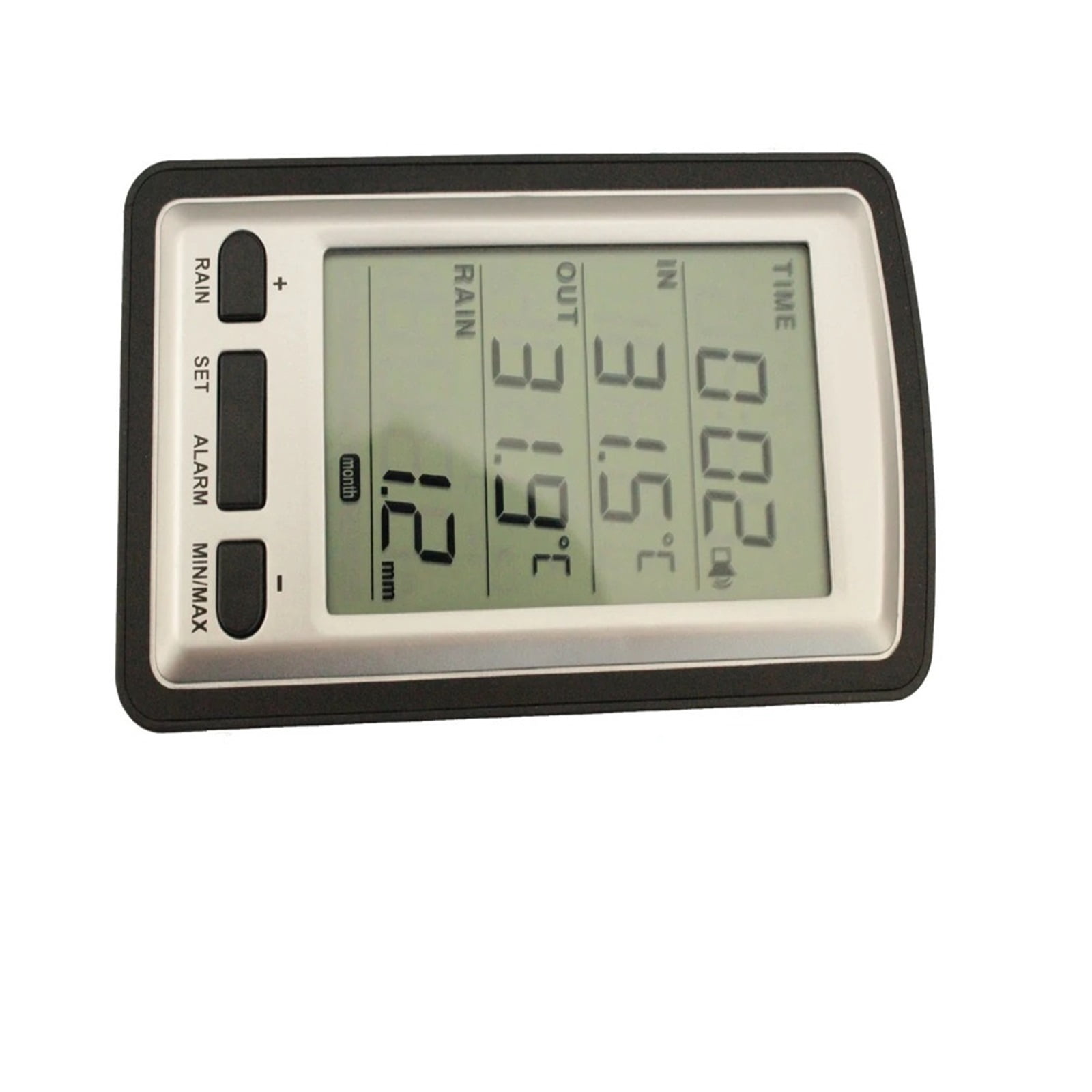 Wireless Rain Meter Rain Gauge Thermometer Weather Station for Indoor Outdoor Temperature