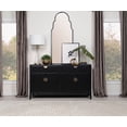 thumbnail image 2 of Brookmead 4-door Sideboard Buffet Storage Cabinet Black, 2 of 12