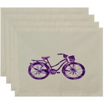Simply Daisy 18" x 14" Life Cycle Geometric Print Placemat