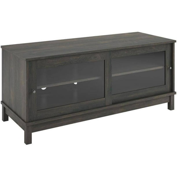 Mainstays 55 Tv Stand With Sliding Glass Doors Multiple Colors Com Sliding Glass Doors Multiple Colors, Tv Stand With Sliding Glass Doors