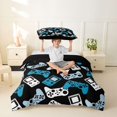 thumbnail image 2 of Erosebridal Boys Gamer Twin Bedding,Gamepad Young Man Video Games Duvet Cover Set For Classic Retro Gaming Lovers,Reversible Black 2pcs,No Comforter, 2 of 6
