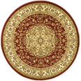 thumbnail image 6 of SAFAVIEH Lyndhurst Katrina Floral Border Area Rug, Red/Ivory, 6' x 6' Square, 6 of 11
