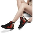 thumbnail image 7 of Coolcustomize Mens High Top Sneakers Lace-Up Gothic Designed Casual Steet Canvas Shoes for Women Red and Black Skull Shoes, 7 of 7