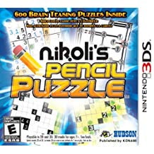 Nikoli''s Pencil Puzzle 3DS (Best 3ds Puzzle Games)