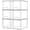 Clear( 6 Pack), variant on Vtopmart 4 Pack Large Stackable Storage Drawers,Easily Assemble Acrylic Bathroom Closet Undersink Organizers and Storage,Plastic Bins for Kitchen Cabinets,Pantry,Makeup,Medicine Organization