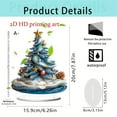 thumbnail image 4 of Xuniizn Table Top Christmas Tree, 8X6" Small Christmas Tree for Christmas Ornaments, Acrylic Tabletop Christmas Tree for Christmas Table Decorations, Mini Christmas Tree Ornaments, Holiday Gifts, 4 of 7