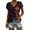 A1#-Black, variant on Women Canada Day Graphic V Neck Tee - Short Sleeve Patriotic Top, Casual Summer Wear(White-S)