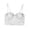 White, variant on Lace Camisole Rhinestone Beaded Crop Top Belly Dance Corset Fishbone Bustier Top For Fashionable Layering,Color:Khaki