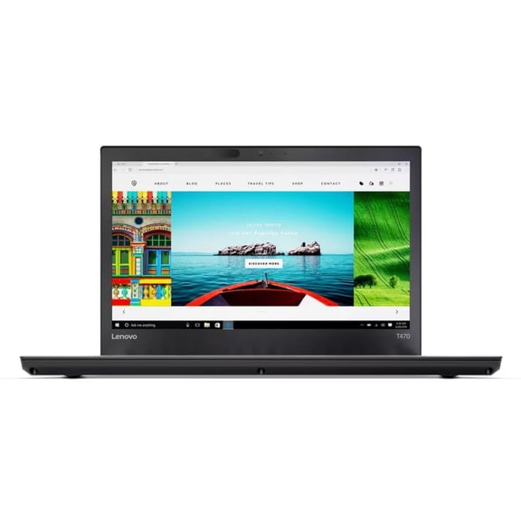 Restored Lenovo ThinkPad T470 14" Intel Core i5-6300U 2.4 GHz 8GB DDR4 256GB SSD Intel HD 520 Windows 11 Pro Laptop, Black - 20JNS3YB01-I011 (Refurbished)