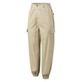 thumbnail image 3 of zuwimk Women'S Pants Casual,Women's Flat Front Stretch Twill Pant Slim Fit Bootcut Khaki,M, 3 of 5