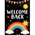thumbnail image 4 of Welcome Back Banner with Rainbow and Pencils Colorful Backdrop for School Party Classroom Decoration Photography Props Festive Background Decor, 4 of 4