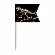 Bones Bone Miniature Dinosaur Toothpick Flags Labeling Marking for Party Cake Food Cheeseplate
