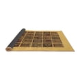 thumbnail image 2 of Ahgly Company Indoor Round Abstract Brown Modern Area Rugs, 7' Round, 2 of 4