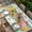 Green, variant on Watercolor Floral Table Cloths for 3 Foot Rectangle Tables, Spring Botanical Flowers Leaves Wood Grain Patio Waterproof Elastic Fitted Tablecloths, Washable Rectangular Table Cover for Camping