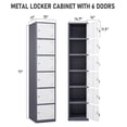 thumbnail image 6 of Drevy 6 Door Locker, Storage Lockers Cabinet with Keys, Lockable Locker Cabinet for Employees, School, Gym and Home Office, 6 of 6