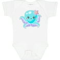 thumbnail image 3 of Inktastic Cute Octopus Blue with Star Boys or Girls Baby Bodysuit, 3 of 5