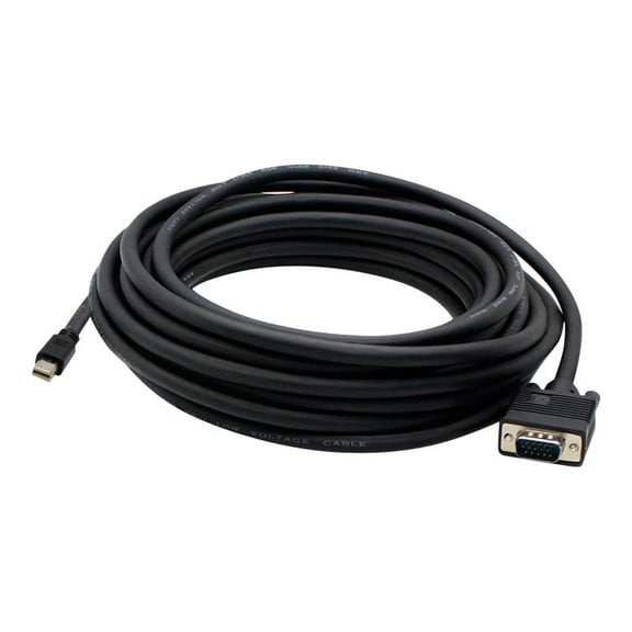 AddOn 6ft Mini-DisplayPort Male to VGA Male Black Adapter Cable