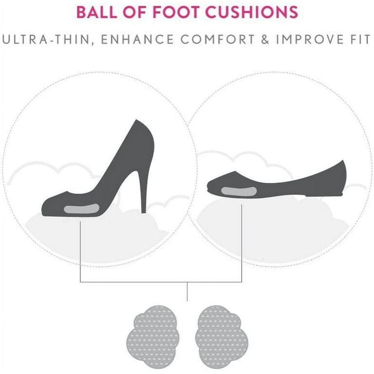 Shoe Essentials SetHeel Guards for Womens Shoes Self Adhesive Heel Pads Ball of Foot Cushions Ultra Thin Padding for Shoes Anti Skid Shoe Pads