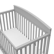 Graco Benton 5-in-1 Convertible Baby Crib, Pebble Gray