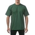 thumbnail image 1 of Pro Club Men's Heavyweight Cotton Short Sleeve Crew Neck T-Shirt,Forest Green,5XL - Tall, 1 of 5