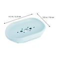 thumbnail image 4 of ORDDIART 1Pack Small Silicone Tray for Bathroom Draining Needs at Home, 4 of 6