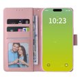 thumbnail image 4 of Compatible with iPhone 15 Pro Max Premium Vintage PU Leather Magnetic Closure Case with Strap Flip Cover, 4 of 5