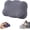 Gray, variant on Cloud Pillow - Ergonomic Memory Foam Pillow with Cervical Neck Support, Adjustable Dual-Height Design, Breathable Cooling Cover for Side Back Stomach Sleepers