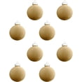 thumbnail image 1 of Bolas de terciopelo amarillo XINYU 3,15 pulgadas para adornos navideños, 1 of 7