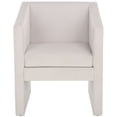 thumbnail image 6 of SAFAVIEH Ylva Modern Style Accent Chair, Light Gray Velvet, 6 of 13