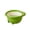 Green, variant on 1-Pack Plastic Colanders Set,Kitchen Strainer Basket with Drain Holes, Fruits, Pasta, Rice, Dishwasher Safe