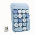 thumbnail image 1 of Teclado numérico Seaciyan, teclado numérico inalámbrico para ordenador, color azul, 1 of 8