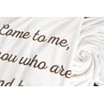 thumbnail image 5 of Scripture Blanket Soft Prayer Blanket with God's Promise from Matthew 11:28 - Blue 50"x65" Inspirational Blanket - Lightweight Flannel Fleece Bible Verse Blanket, 5 of 5