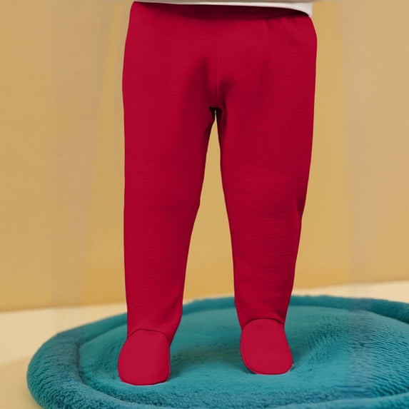 Yhhting Baby Boys Pants Soft Full Coverage Sleeper With Stretchy Waistband Footed Pants Gentle Comfort Baby Boys Bottoms