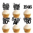 thumbnail image 1 of Decoración para Cupcakes LETLIMIT 18 piezas Brillo Negro 5 cm, 1 of 7