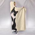 thumbnail image 2 of I Love Cats Hoodie Blanket for Cat Lovers, 2 of 4